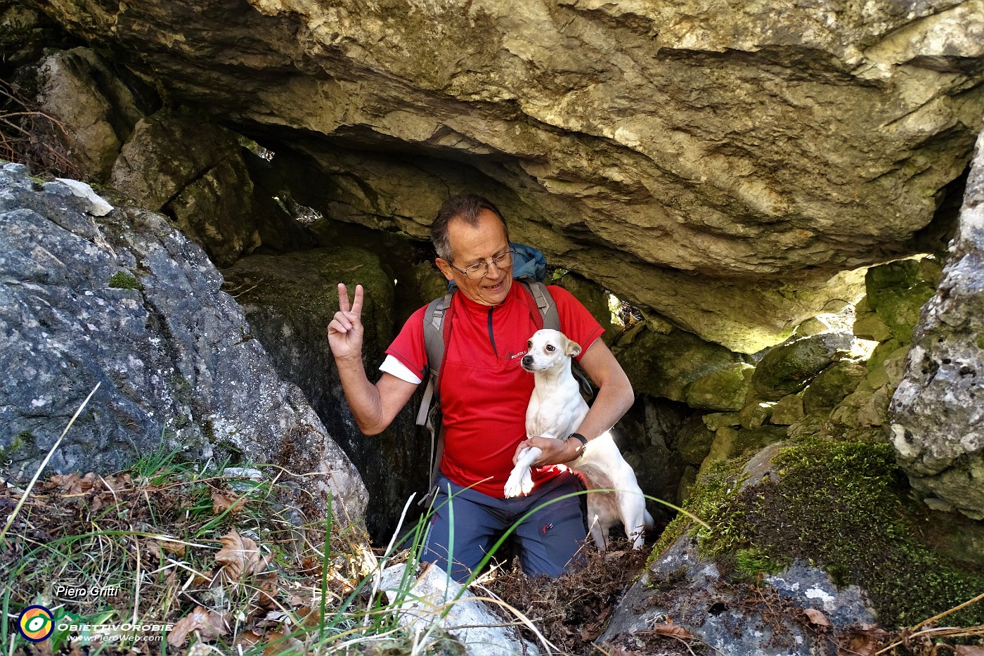 21 Qui Piero e Mario si eran rifugiati durante un temporalone !.JPG